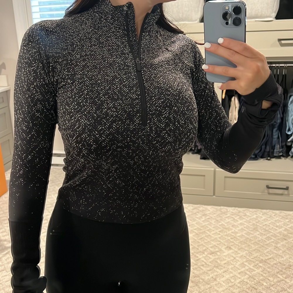 Lulu lemon Cropped half zip jacket